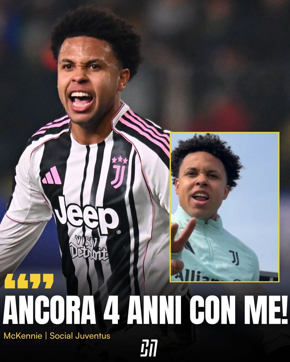 ilbianconerocom's tweet image. Il ritorno in gruppo di #Vlahovic e la gioia di #McKennie per il rinnovo: quanti sorrisi oggi alla Continassa! 😄