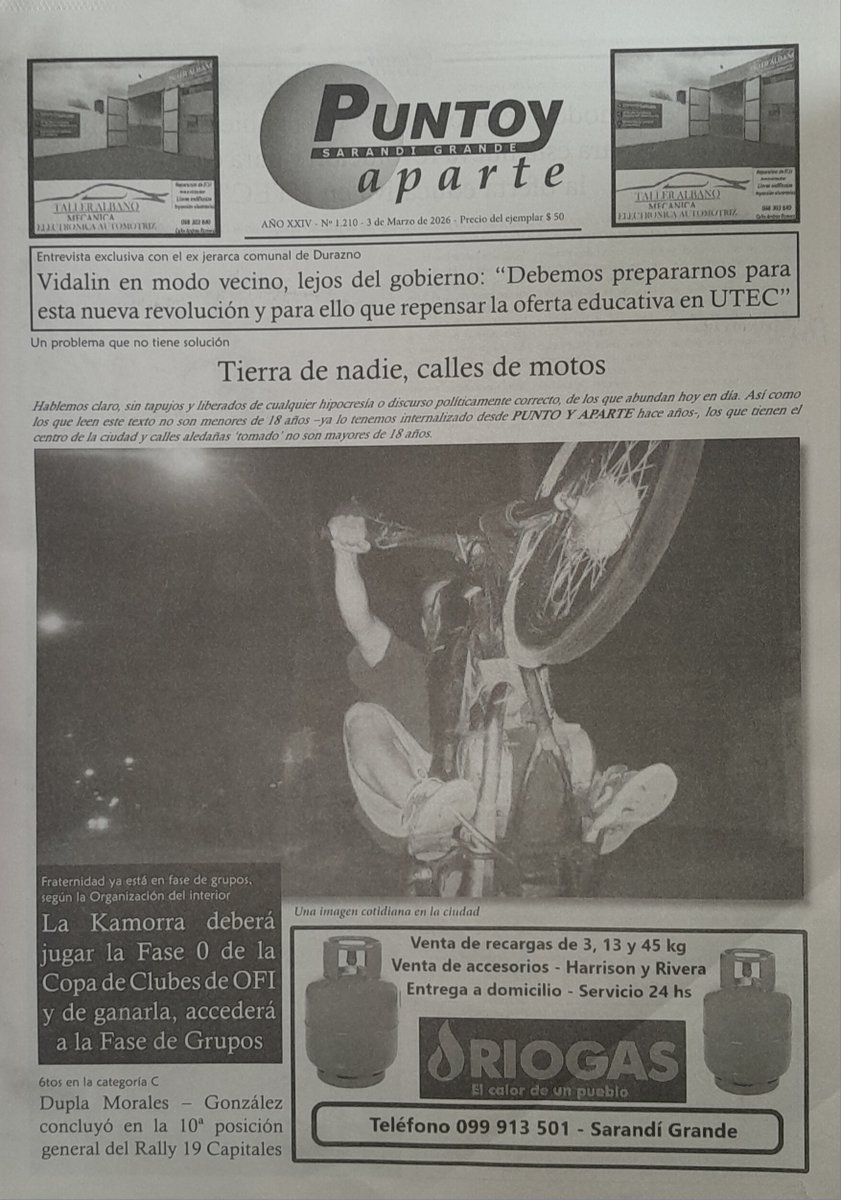 Semanario Punto y Aparte tweet media