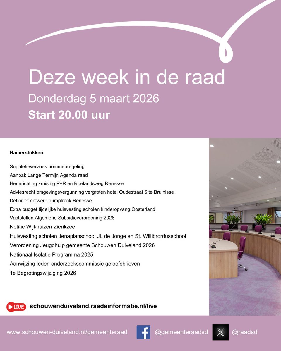 Gemeenteraad Schouwen-Duiveland tweet media