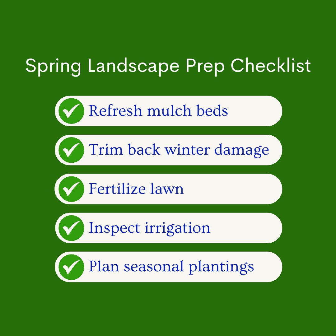 peninsula_land's tweet image. Spring is the time to reset your landscape after winter.

Taking care of the essentials now sets your yard up for a healthy, vibrant growing season.

Need help tackling your spring prep? Our team is here to help. 
#SpringChecklist #LandscapeCare #PeninsulaLandscapeDesign