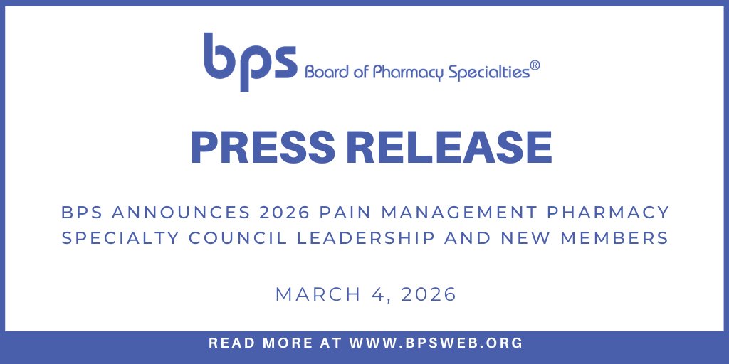 Board of Pharmacy Specialties tweet media