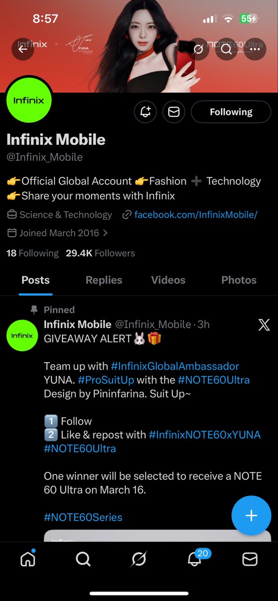 SashankRai07's tweet photo. @Infinix_Mobile And can we talk about YUNA for a second? 🤍 
As #InfinixGlobalAmbassador, she brings such elegance and confidence to the #ProSuitUp energy. It just fits her perfectly.

Fingers crossed 🤞🏻🤞🏻 really hoping to win this beauty!

#InfinixNOTE60xYUNA #NOTE60U https://t.co/RWnCpojrMk