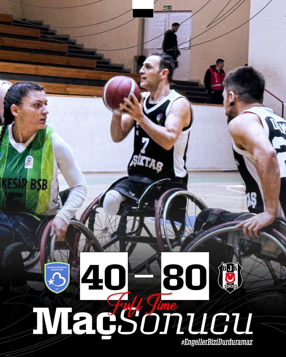 BJK_TkSB's tweet photo. Balıkesir'de galibiyet bizim. 💪

Balıkesir BŞB 40-80 Beşiktaş

#EngellerBiziDurduramaz 🦅 https://t.co/9R0nBw5ryg