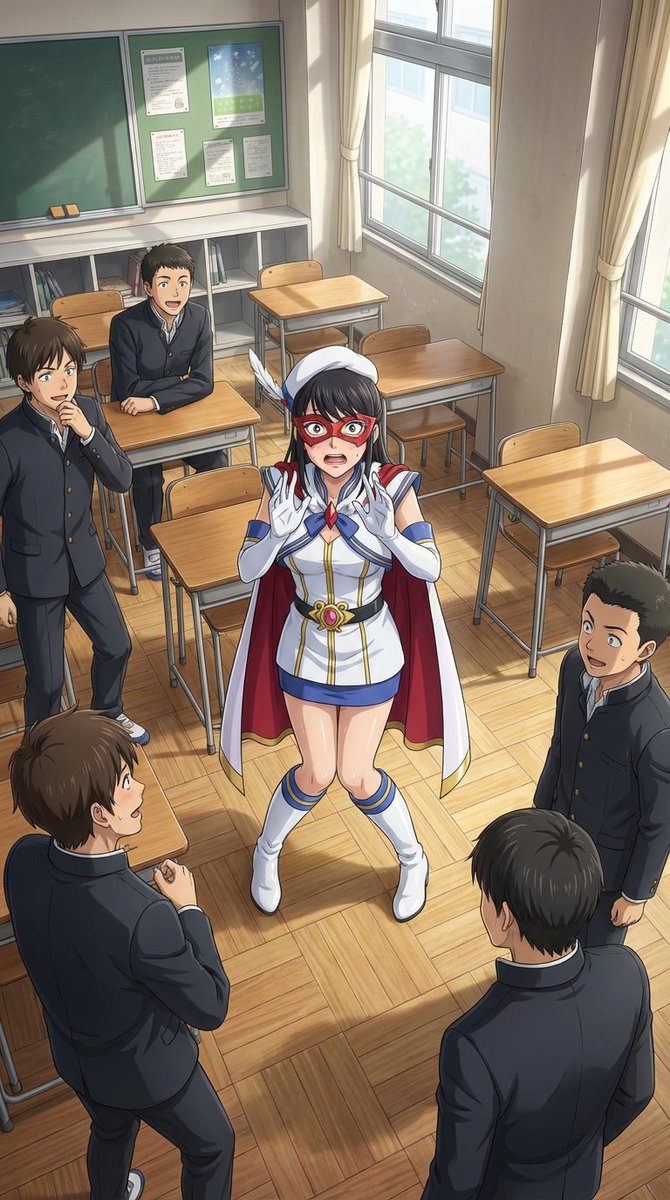 魔法少女fontaine在教室不妙冒險 #giga特摄