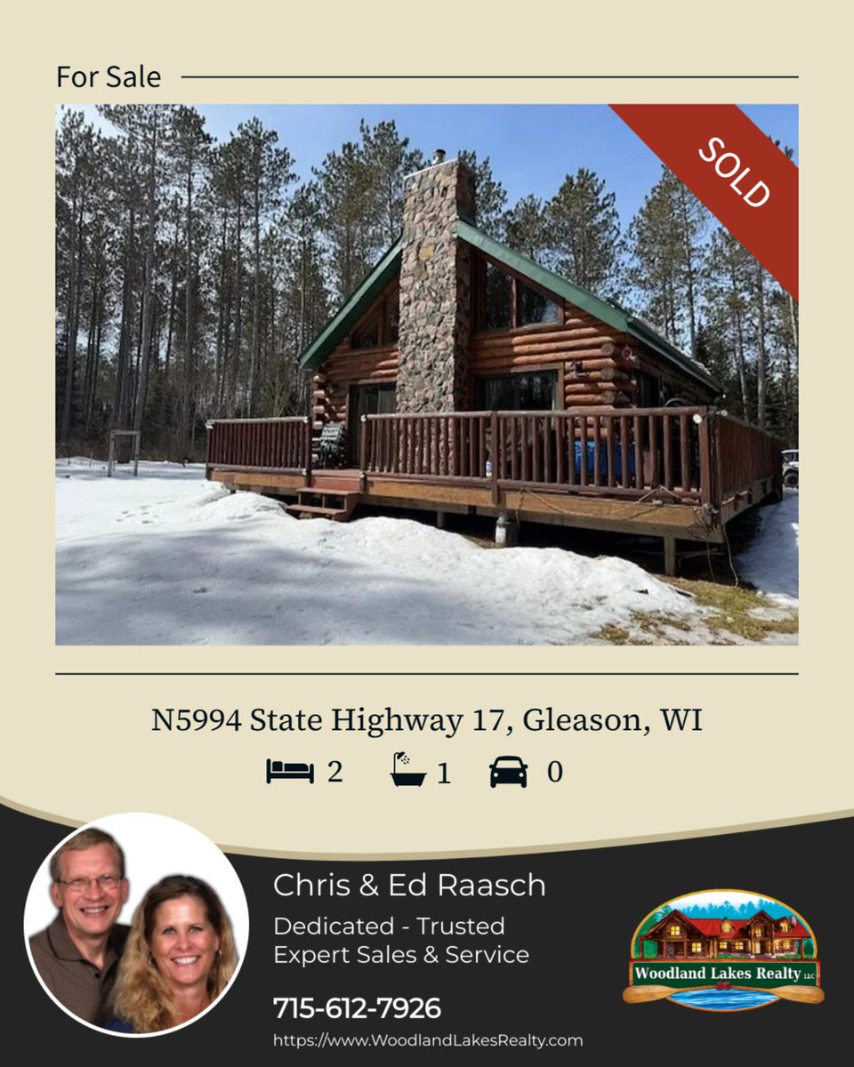 RealEstate54487's tweet photo. 2 bed | 1 bath
📍 N5994 State Highway 17, Gleason, WI

My latest sale on RateMyAgent.

...
#ratemyagent #realestate https://t.co/UPttFoKDeZ