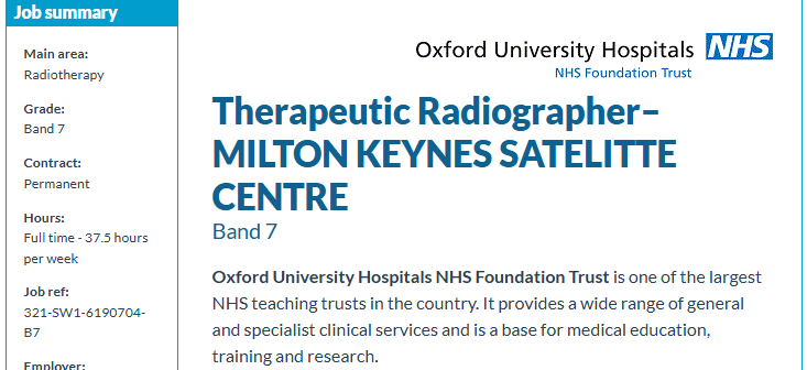 Thames Valley & Wessex Radiotherapy Network tweet media