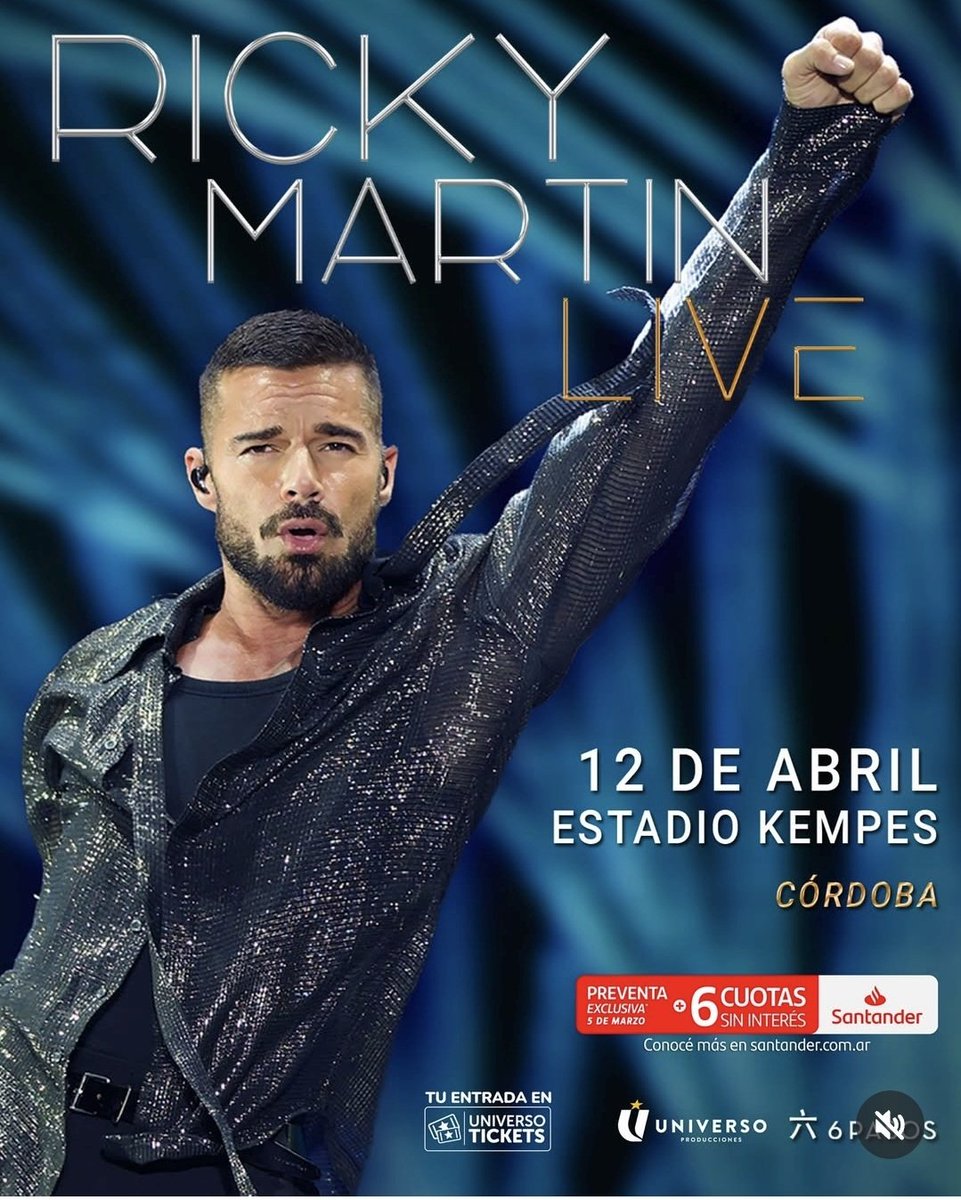 RICKY MARTIN ESPAÑA OFC tweet media