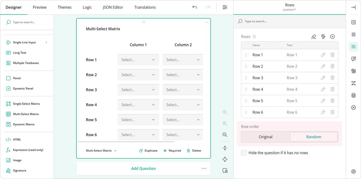 Survey.JS tweet media