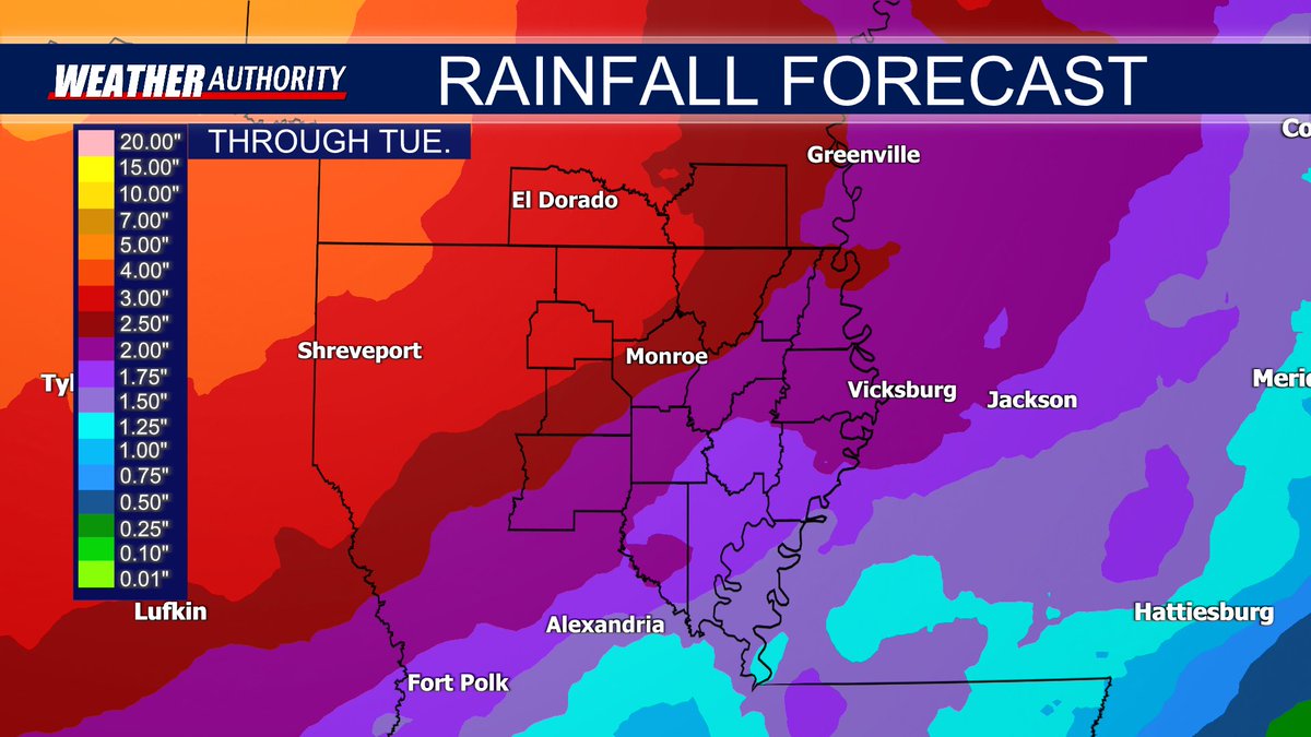 BENEFICIAL RAIN: Rain and thunderstorms are still expected this