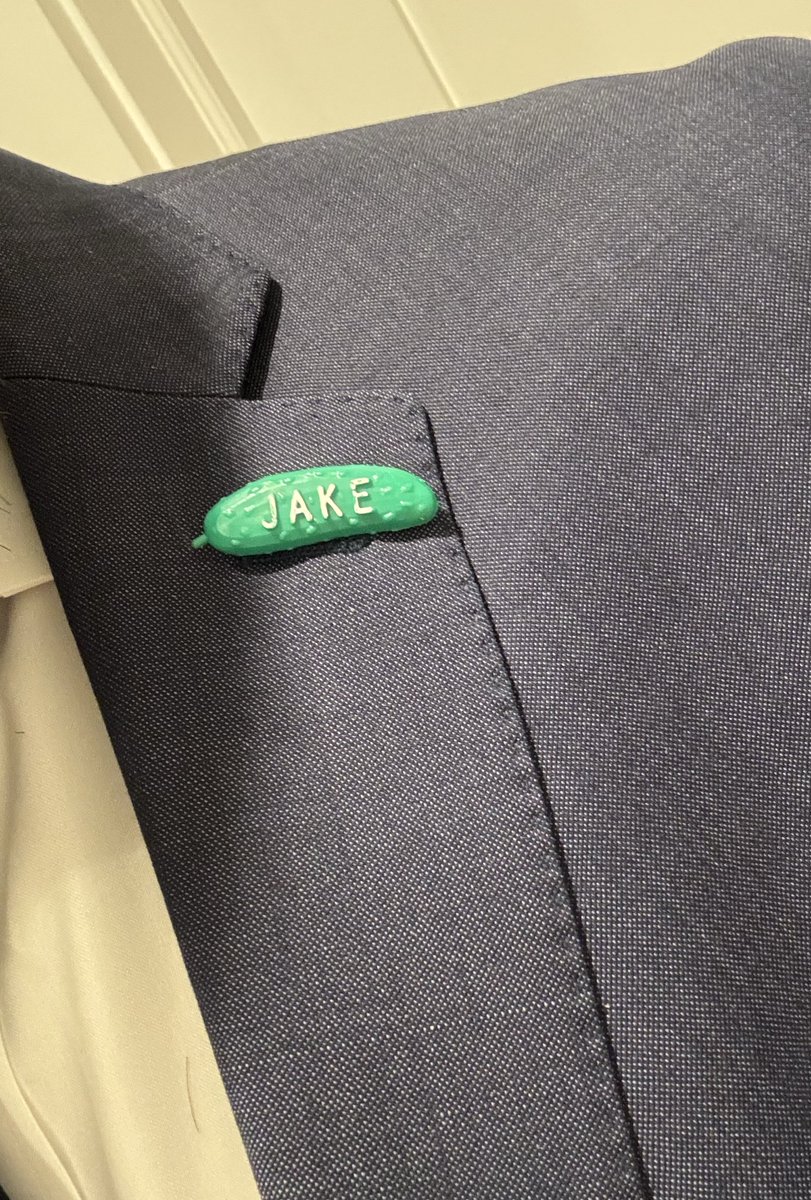 Got some questions about my pickle pin last night — it’s a piece of ...