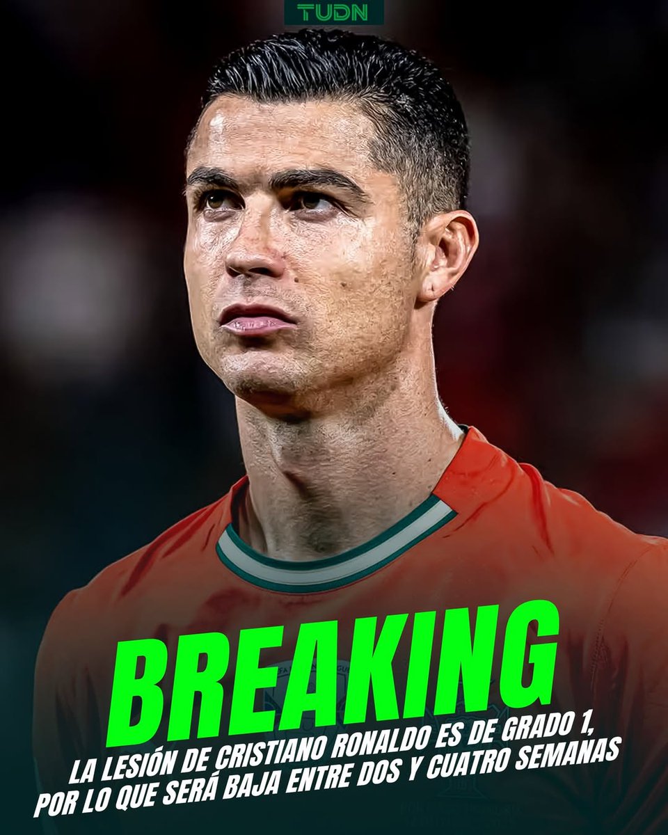 ¿Jugará Cristiano Ronaldo contra México?😓🫠 

Los detalles de su lesión: tudn.com/futbol/mexico-…