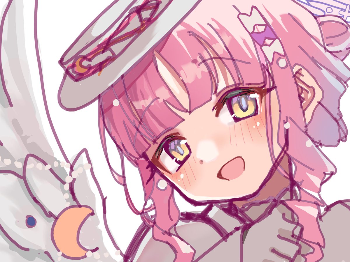 ミカちゃんの描き方1ヶ月ちょっとでだいぶマシになった気がする