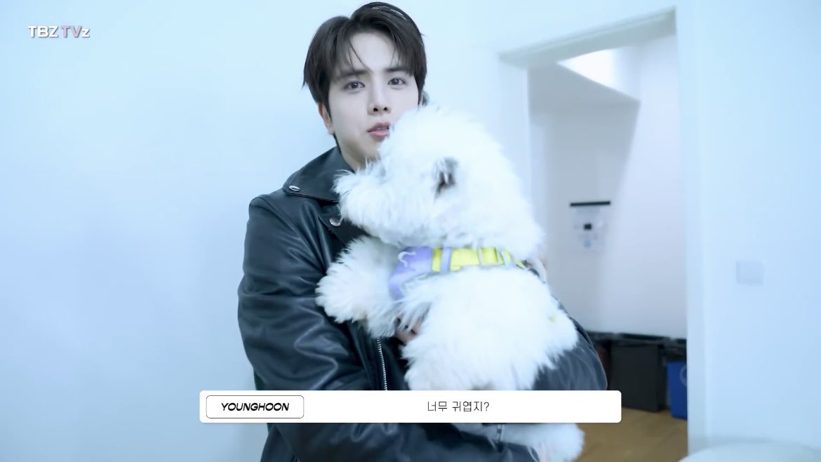 영훈이는 강아지들을 진짜 엄청 좋아해🐾💖