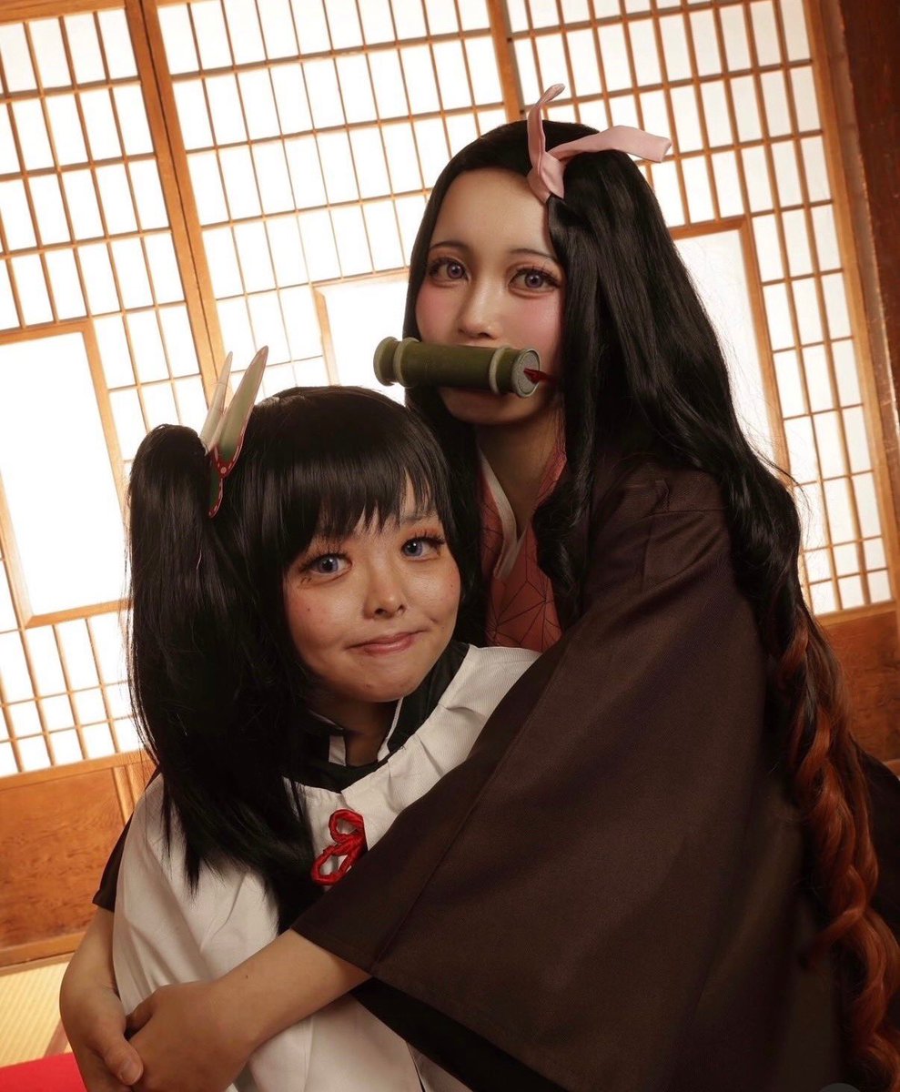 #にゃんと雨な猫合会議0211

🌸こすぷれ🎋

栗花落カナヲちゃんやってました🙌
とっても可愛い禰豆子ちゃんに、ハグしてもらえて幸せでした🫶🫶🫶🫶🫶

竈門禰豆子（<a href="/HW_ribbon32/">りぼん</a> ）
📸（<a href="/pebbletime2/">モンハンマニア</a> ）