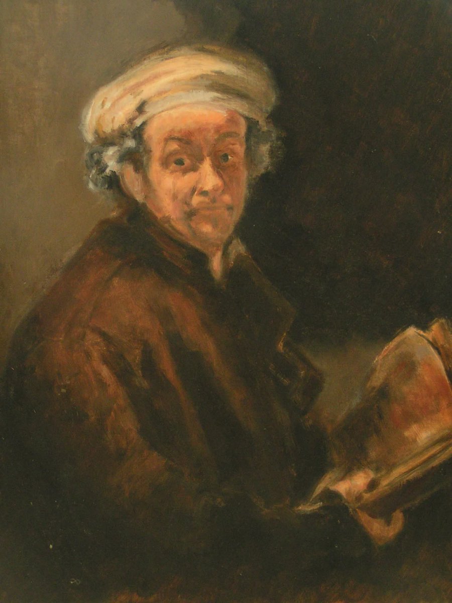 My copy of a Rembrandt self portrait.