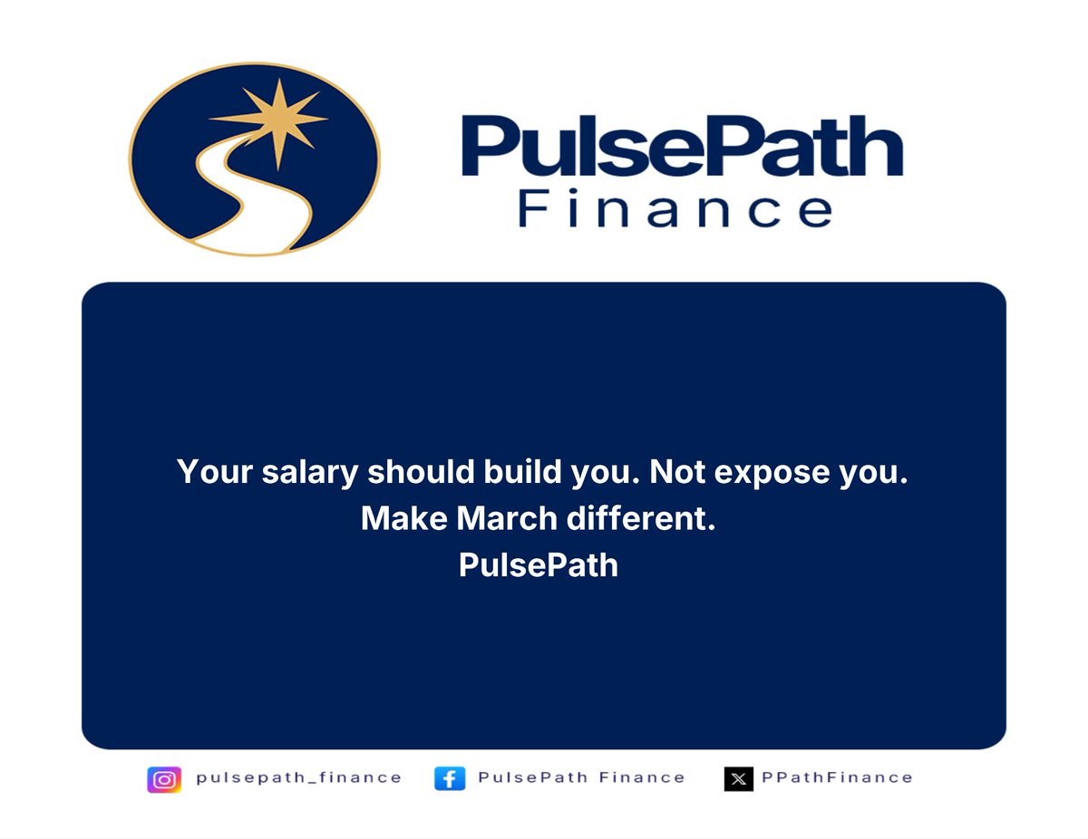 PPathFinance's tweet image. Don’t let excitement destroy your income.

Salary is a tool. Use it intentionally.
What percentage are you saving this month?
#SalaryStructure #MoneyTalk 
#PulsePath