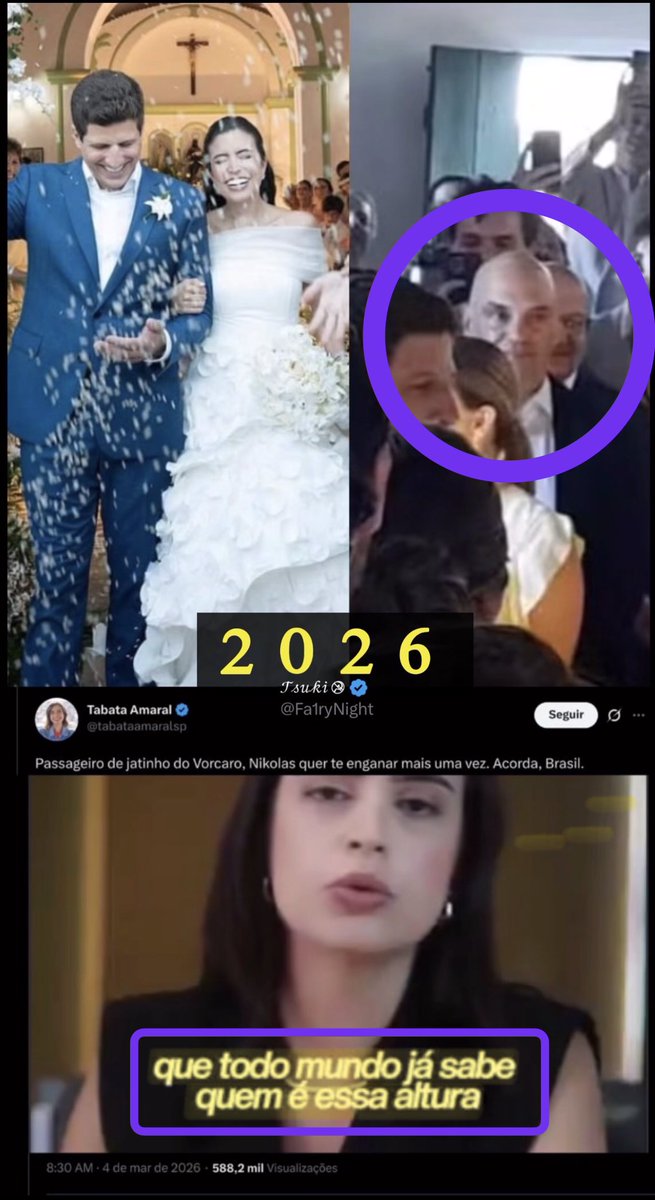 Nikolas em 2022 - “Quer te enganar.”
Tabata em 2026 - 129 milhões de motivos para “não querer te enganar”: (…) todo mundo já sabe quem é (vorcaro) a essa altura.