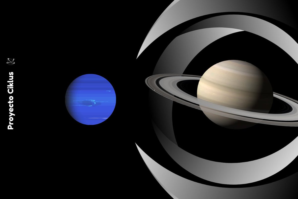 Conjunción #SaturnoyNeptuno Periodo sinódico: 35 años. Actual conjunción: 20.02.2026. Anterior conjunción: 03.03.1989. Próxima conjunción: 07.06.2061 #SaturnandNeptune #Astrología #Astrology #Astrologie #Ciclosplanetarios #Astrologíamundana #Astromundial ciklus.org