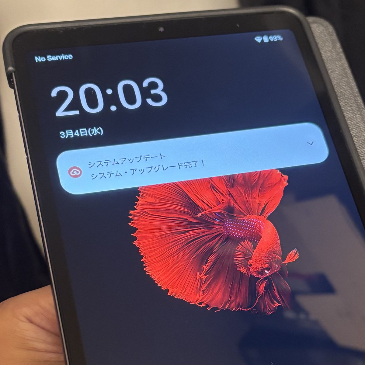 melon_no1's tweet image. システムアップデート来ました

#iplay50minipro #Alldocube