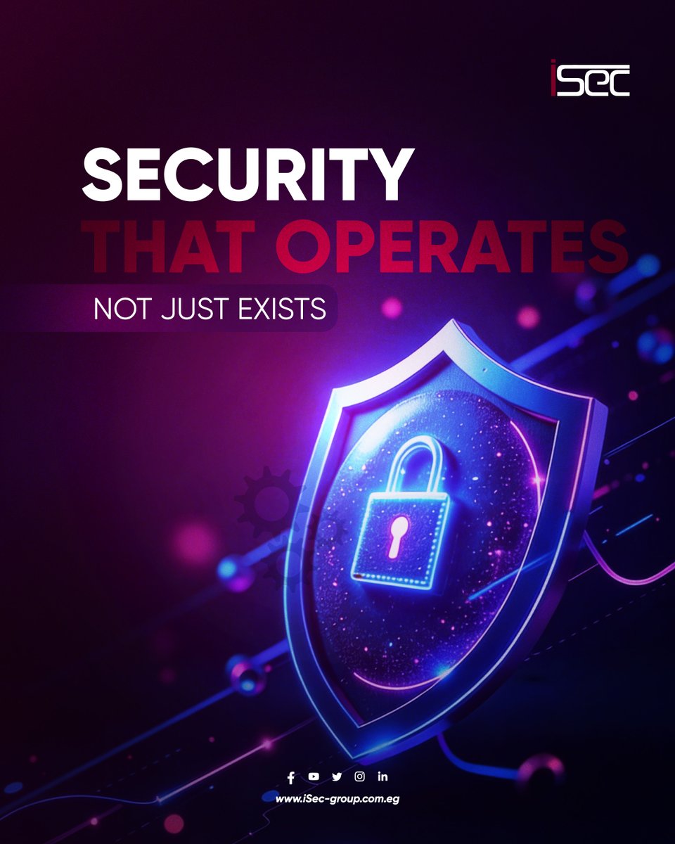 At iSec, we focus on validating whether controls work in real environments — across governance, detection, response, and access management.
Because implemented security is not the same as operational security.

#iSec #OperationalSecurity #InformationSecurity #CyberDefense