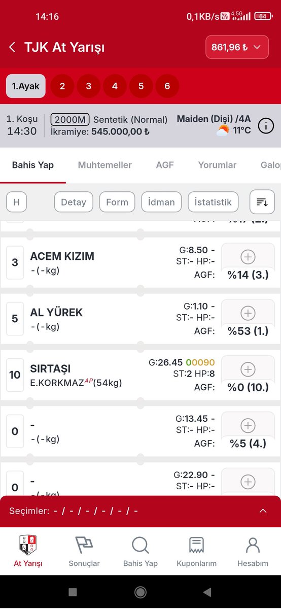 Bereket520's tweet photo. @geldibitalih @yaristayiz altılı oynayacam bu nasıl ekran oyun yapamıyoruz bültene giriyoruz reklama atıyor kampanyalara atıyor 3-4 gündür sistemde düzelme yok başka yerden mi oynayalım biri ilgilenecek mi? https://t.co/HQM226RyLk