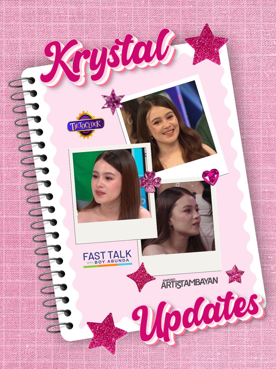 From her appearances on TiktoClock to a meaningful interview with Boy Abunda and guesting on Artistambayan, Krystal’s schedule has been nonstop.

Each appearance reflects her growth, dedication, and undeniable star presence all carried with grace and professionalism.
