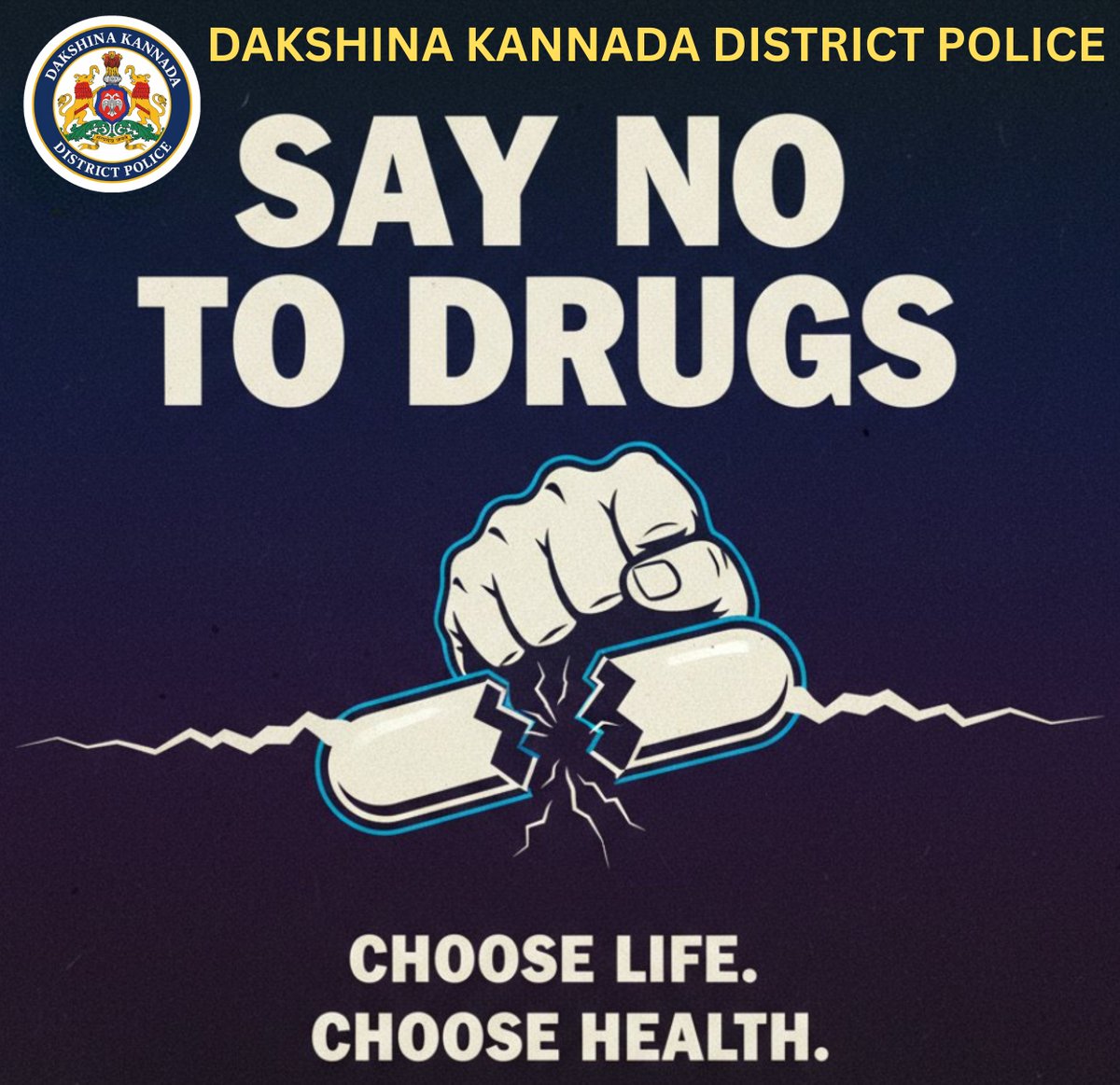 spdkpolice's tweet image. @KarnatakaCops 
#SayNoToDrugs 
#yestolife