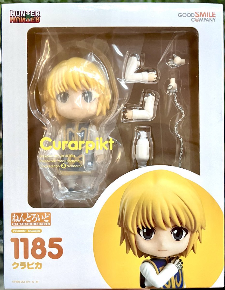 BABABOOKSHOP's tweet photo. ❣️ พร้อมส่ง ❣️

Nendoroid 1185 Kurapika 

ด๋อย คุราปิก้า มือ 1 กล่องมีตำหนิ

1,795 บาท รวมส่ง 

#ตลาดนัดhxh #ตลาดนัดhunterxhunter #ตลาดนัดฮันเตอร์ #ตลาดนัดด๋อย https://t.co/yt6LnvT17g