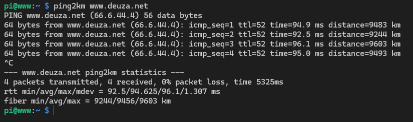 Heyyy !!! J'ai fais un truc complètement inutile, donc IN-DIS-PEN-SA-BLE !!!!!!!

github.com/deuza/ping2km

Si vous voulez connaitre la distance vous séparant d'un serveur 🙂 #troll #shell #sh #bash #script #linux #freebsd
