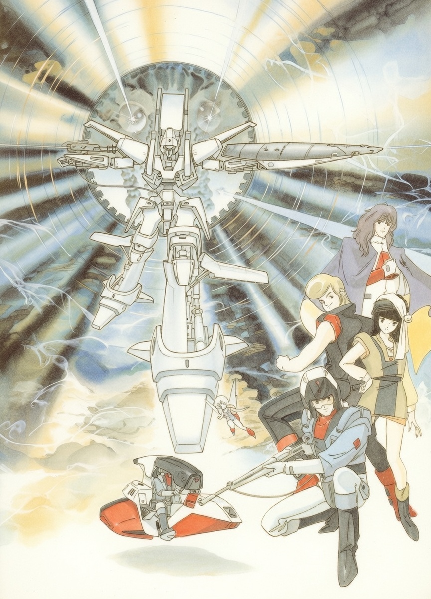 エルガイム Grok作 天野喜孝風