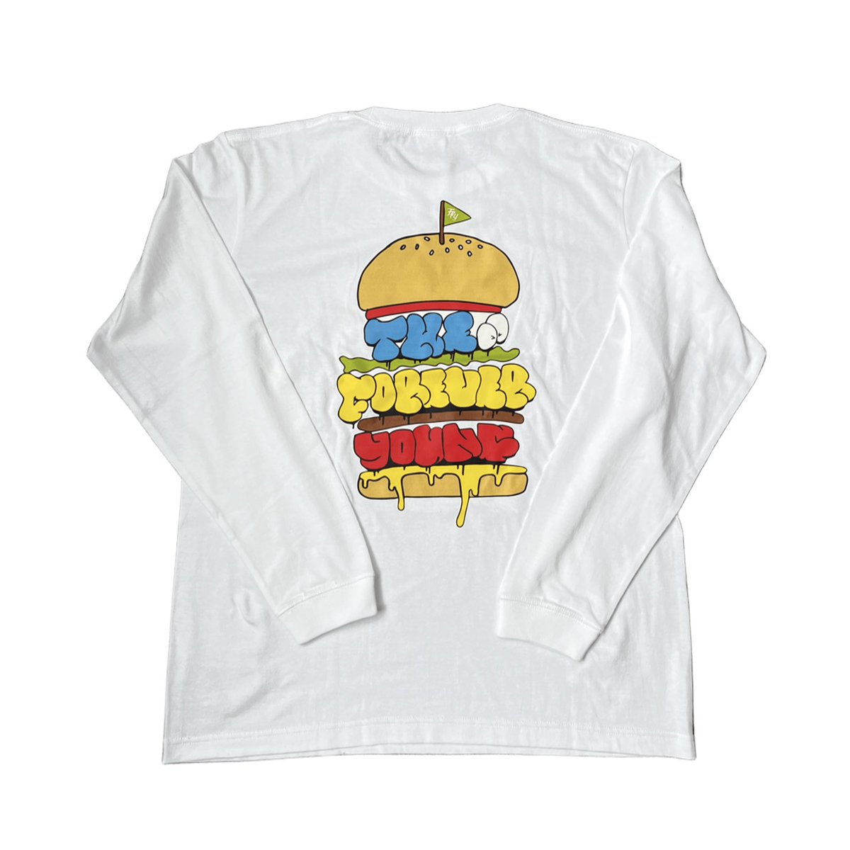 TxFxY's tweet photo. 【NEW！】

HAMBURGER Long Tee M〜XXL
BLACK / WHITE

函館club COCOAより発売開始🍔

#THEFOREVERYOUNG #エバヤン https://t.co/p57KtzEIGW