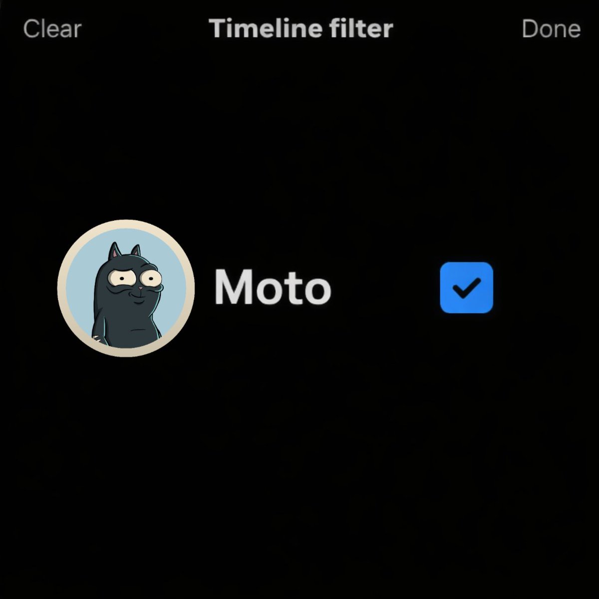 The ultimate timeline cleanser.