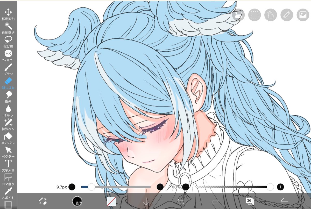 5周年のために今までの1番の思い出のおばちゅあうぃわさん書いてたんだけど𝑺𝒐 𝒃𝒆𝒂𝒖𝒕𝒊𝒇𝒖𝒍に描けてる(自慢)のwip♡♡♡