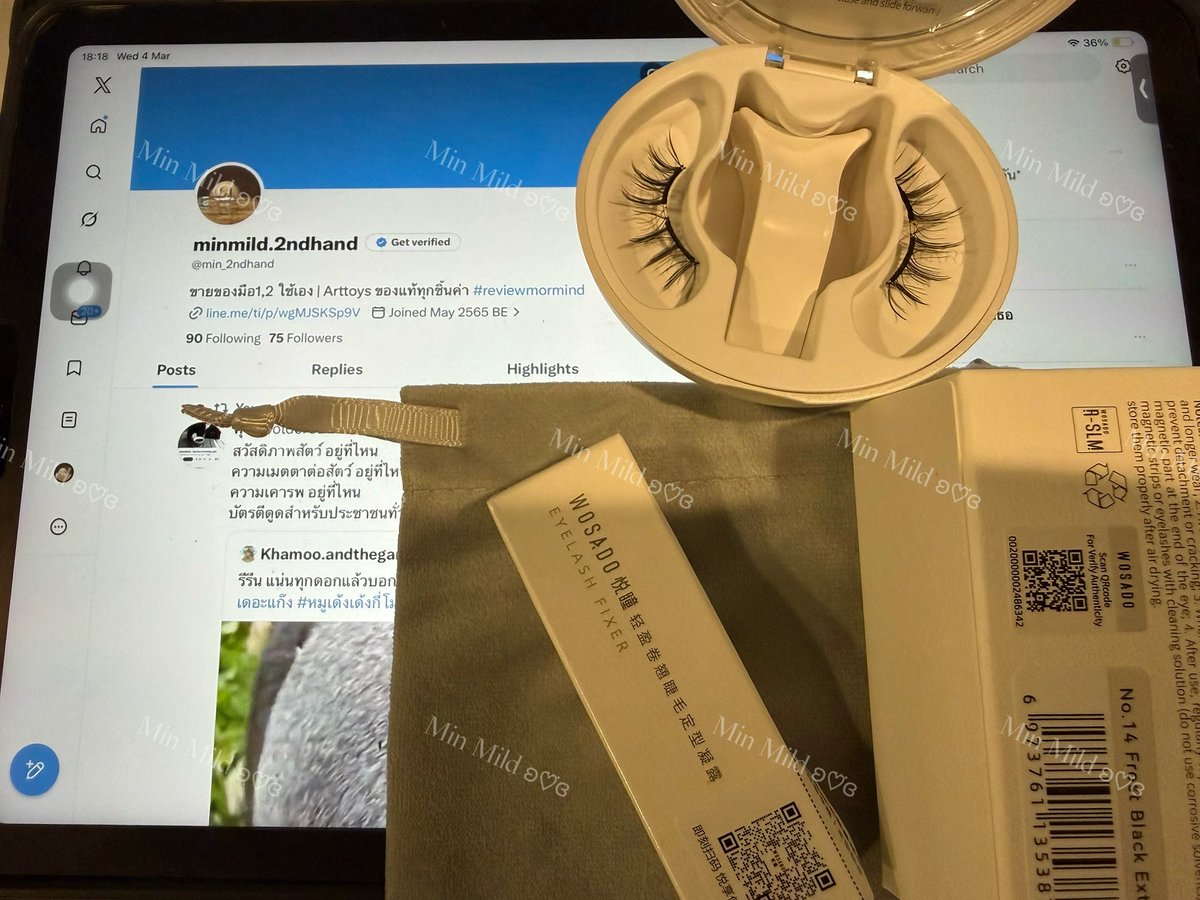 min_2ndhand's tweet photo. ส่งต่อ wosado ขนตาแม่เหล็ก เบอร์ 14+
กว้างพิเศษ ลอง1ครั้ง like new ka
➖ 590.- รวมส่ง

ได้ของตามในรูปเลยค่า

#ส่งต่อขนตาแม่เหล็ก #wosado #ขนตาwosado #ขนตาแม่เหล็ก #ส่งต่อwosado #ส่งต่อเครื่องสําอาง #ส่งต่อสกินแคร์ #ส่งต่อคสอ #คสอมือ2 https://t.co/CSJgyol0z9
