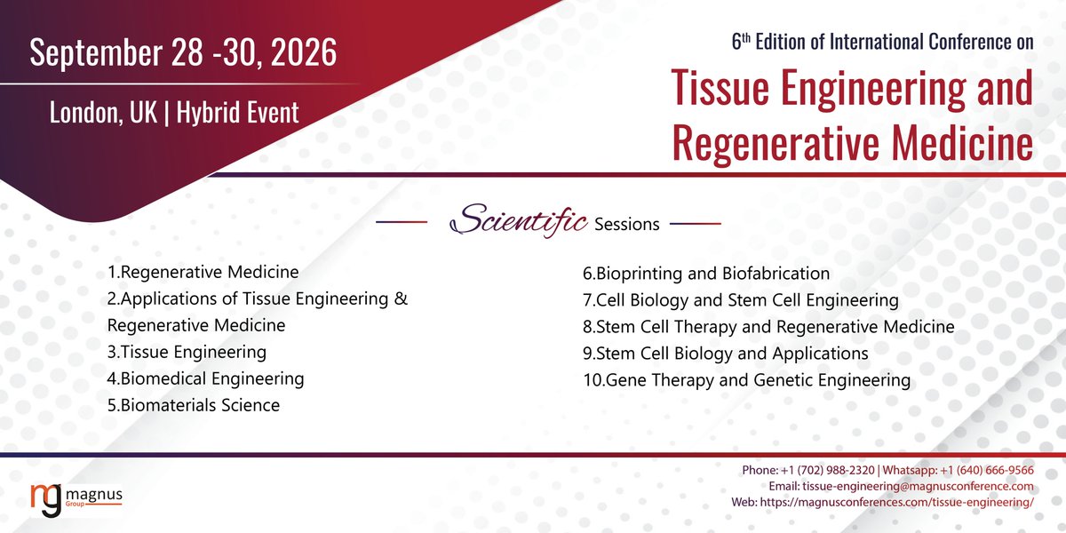 Tissue Engineering and Regenerative Medicine tweet media