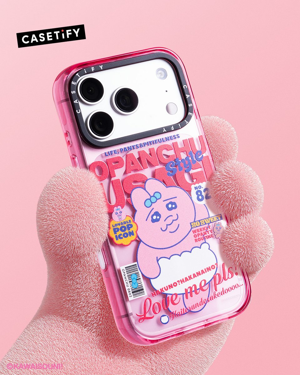 おぱんちゅうさぎ × CASETiFY ＼ コミカルでポップなおぱんちゅが