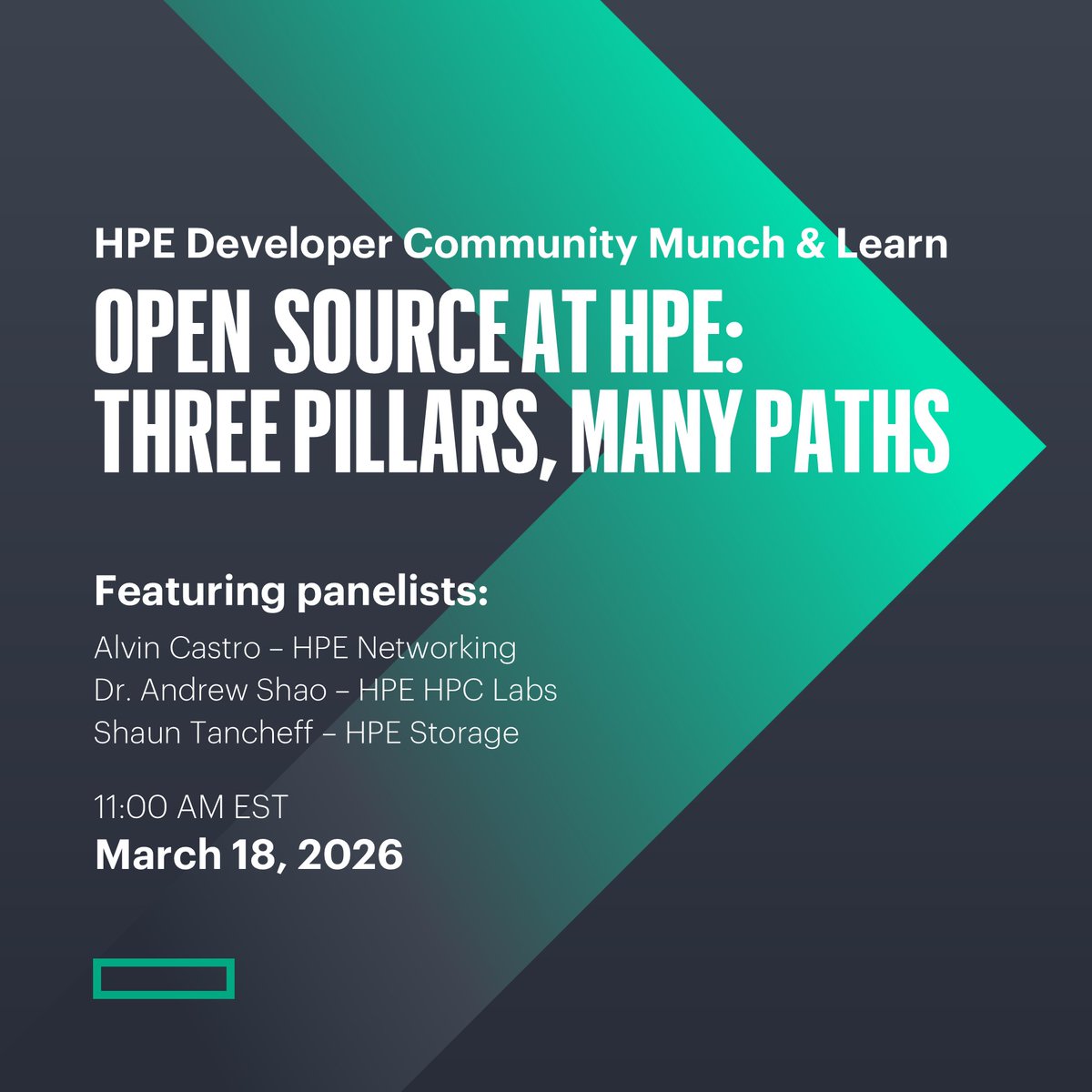 HPE Developer Community tweet media