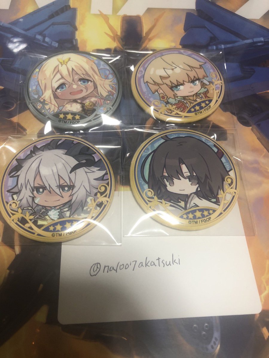 交換/譲渡】FGO ミニ最終再臨展 缶バッジ セイバー 譲)式 ローラン