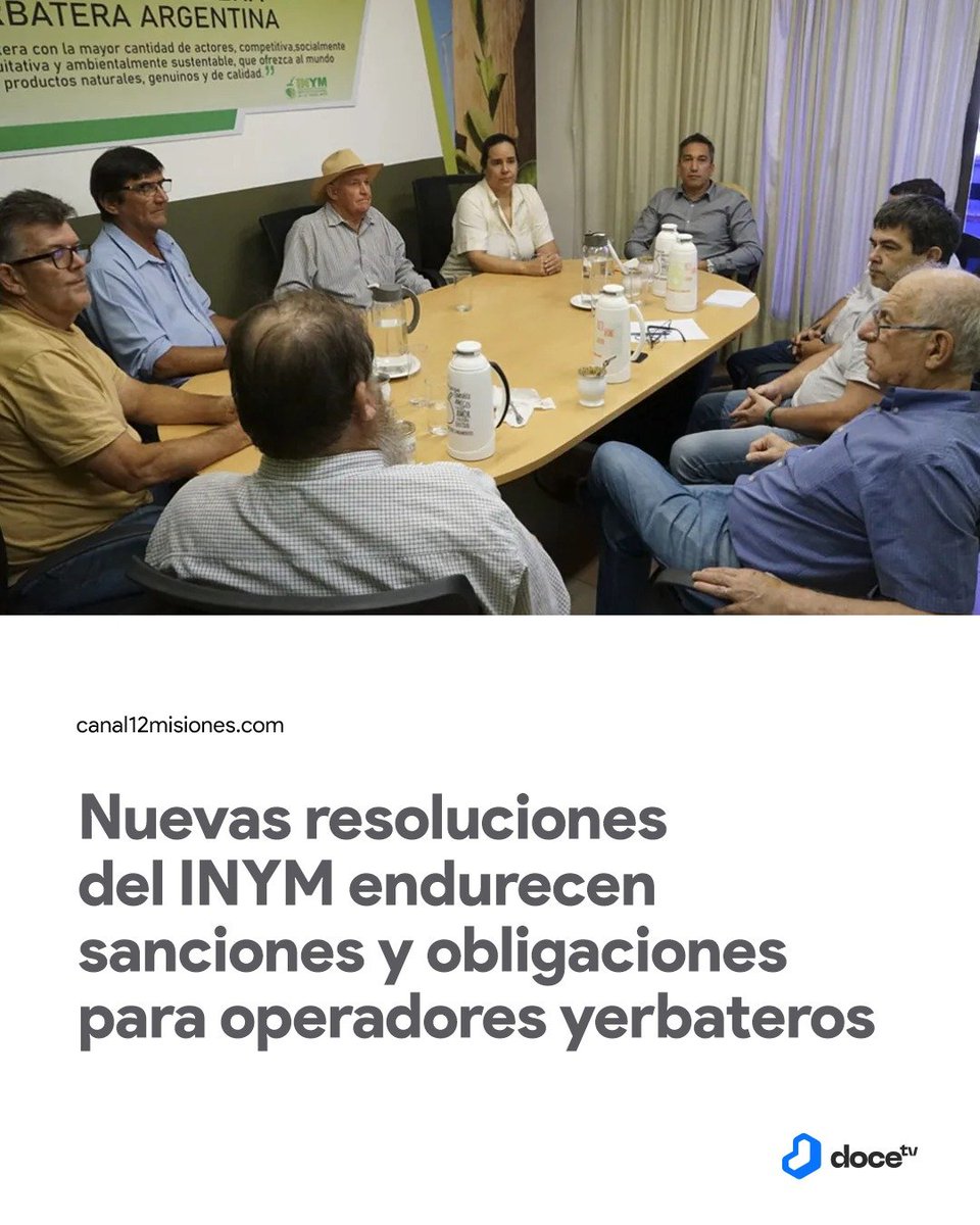 tv12misiones's tweet photo. 🟢 El Instituto Nacional de la Yerba Mate derogó sanciones automáticas, reincorporó el registro público de operadores y restableció exigencias en declaraciones juradas.
https://t.co/EdKsXPXv9U
#Noticias #Politica #Inym #Yerbateros #Misiones https://t.co/LPplQLmhRo