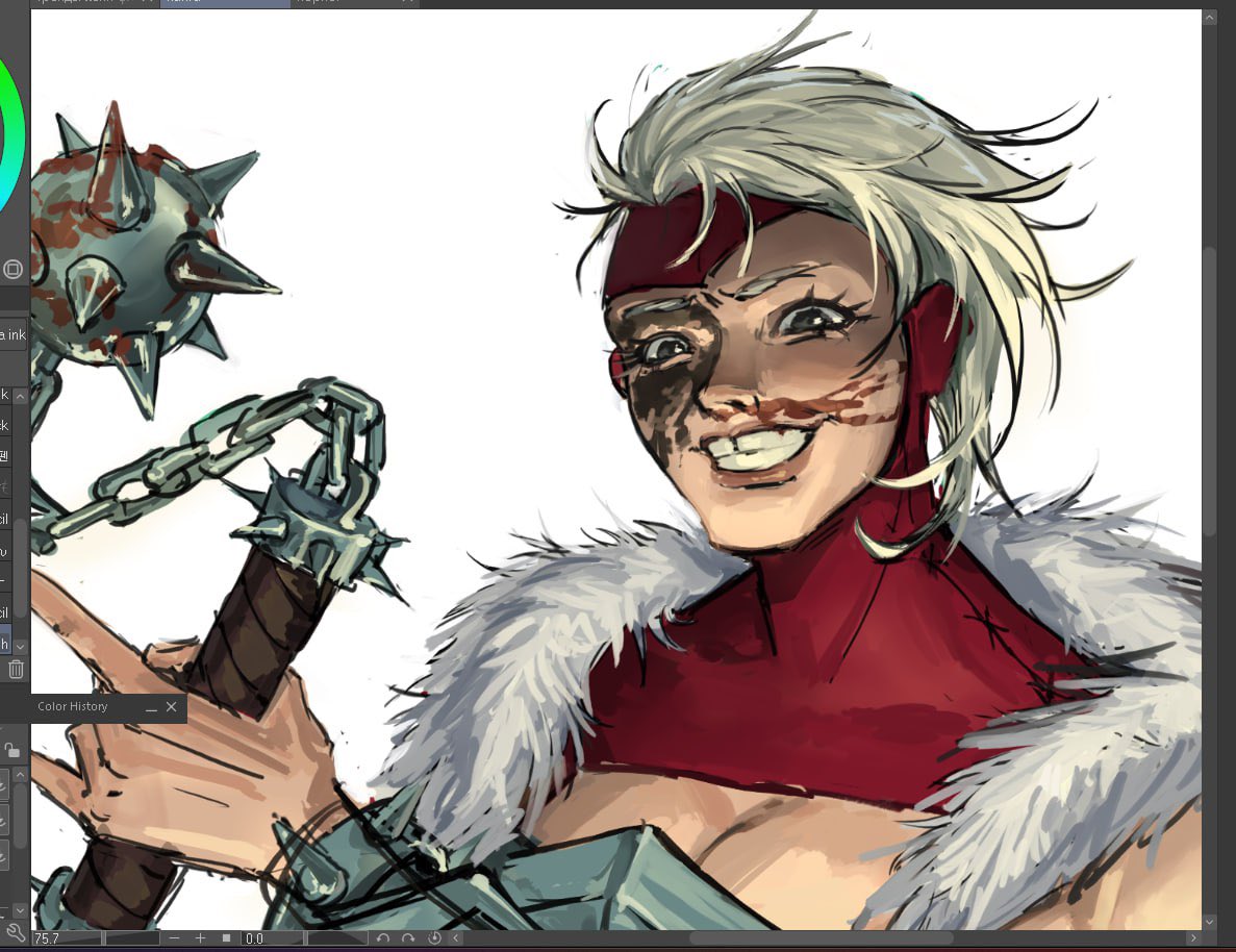 Xyecoccik's tweet image. Redraw my old art 
#BrawlStars #Lumi