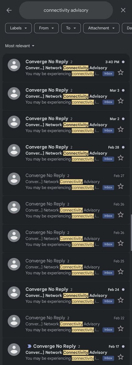 00jklr's tweet photo. @ConvergeSupport what's with the loss of internet connection every 4pm. I demand an explanation before I decide to cut my plan with you! https://t.co/aWYyEtxE32