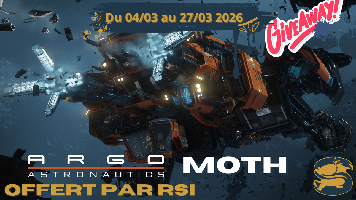 ShadOc_TV's tweet photo. Un Game Package Argo MOTH LTI offert par
@RobertsSpaceInd
à gagner sur la chaîne.  https://t.co/BnsYLM2fzW => https://t.co/XsDPhx7ZfZ Concours du 04/03 au 27/03, bonne chance à tous! Merci à CIG 🥰 https://t.co/kyBXFuPz9z