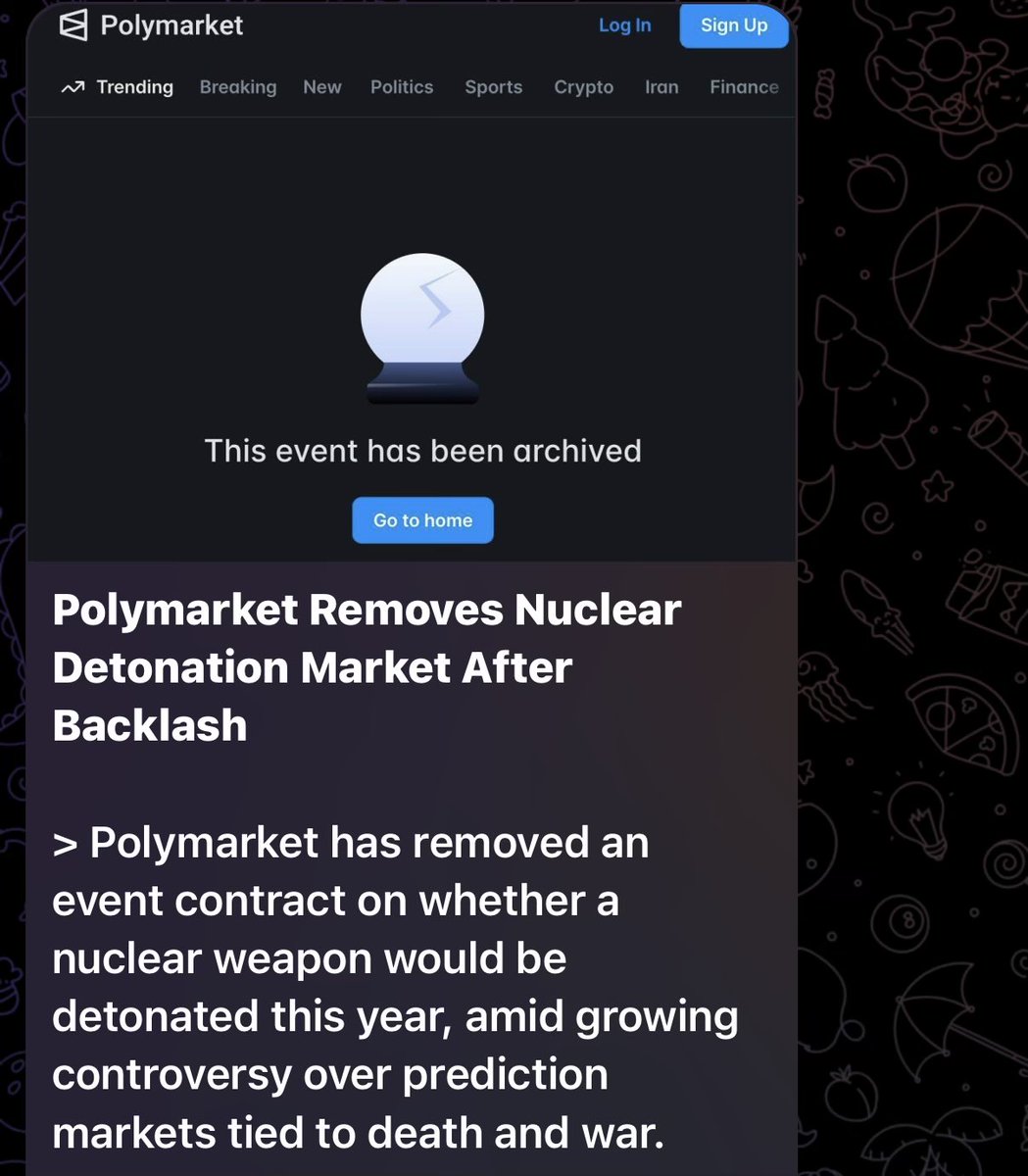 because it would be to easy for Trump family to make money on it.. 😂