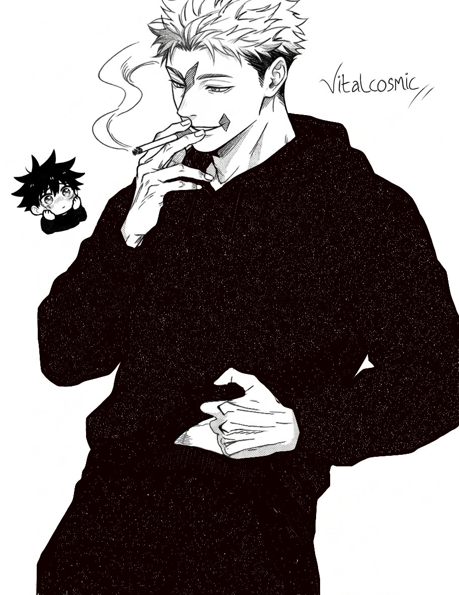 post-canon itafushi + pushing smoker Yuuji agenda #jjk