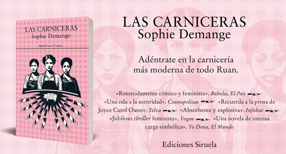 «LAS CARNICERAS es una novela brillante que destaca por su explosiva mezcla de géneros, en la que habitan el suspense, el humor corrosivo y las reflexiones sociales».

✍️ La novela de Sophie Demange, que se ha convertido en un fenómeno en #Francia, en <a href="/infobae/">infobae</a>, por