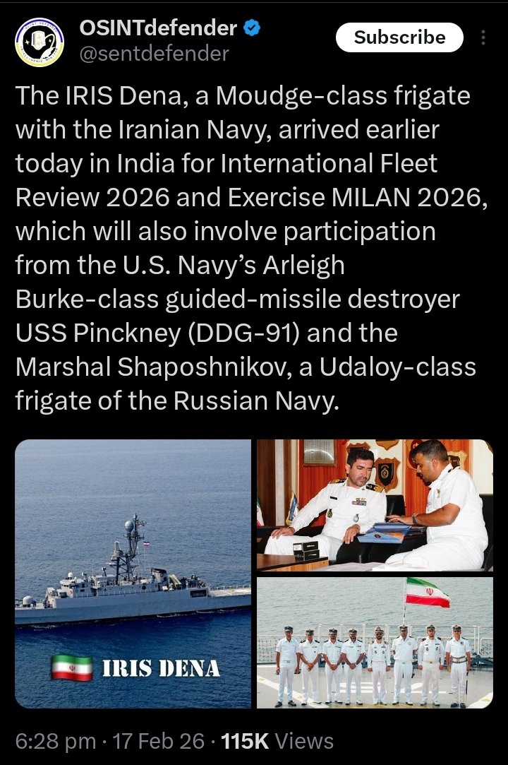 The Iranian frigate IRIS Dena sank off the waters of Sri Lanka or India after le...