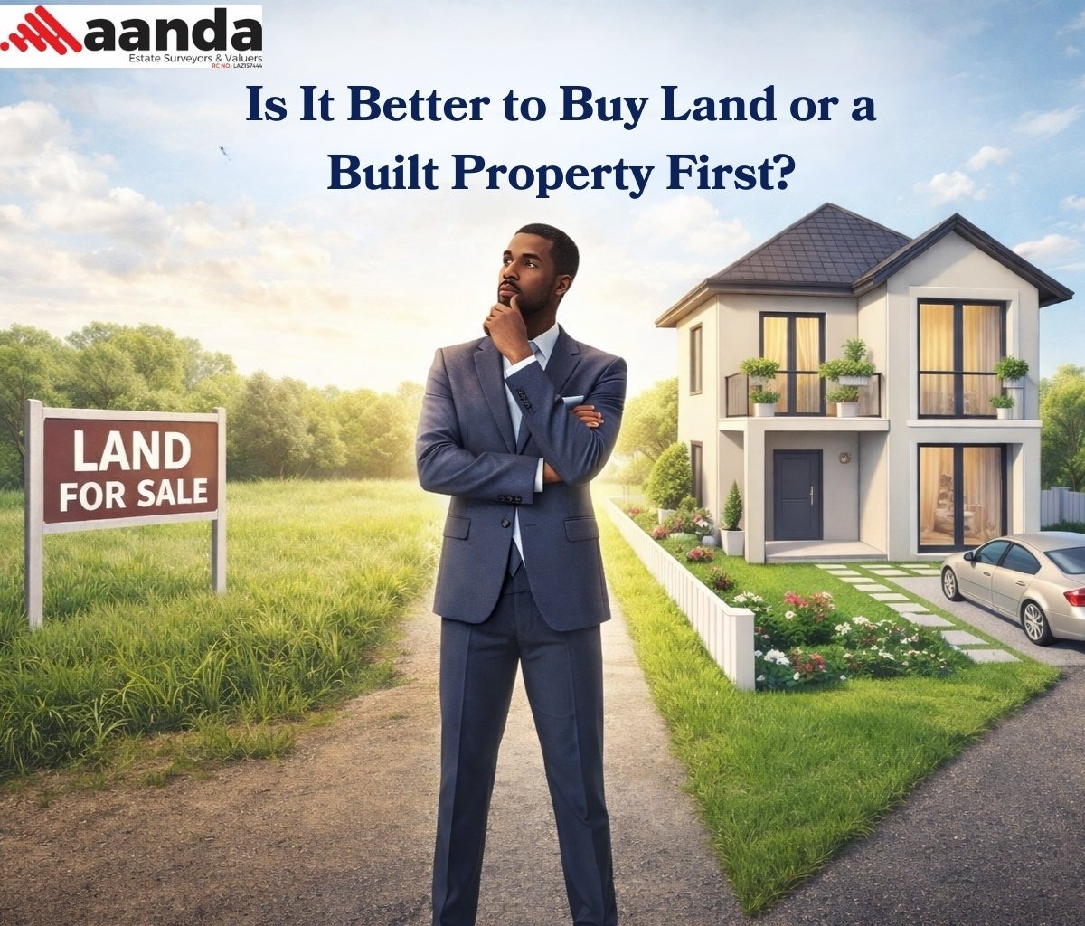 aanda_consult's tweet photo. Is It Better to Buy Land or a Built Property First?

There’s no one-size-fits-all answer. The better option depends on your goal, timeline, and risk tolerance.

Here’s how to decide 👇

Buy Land First If:
• You’re investing for the long term
• You’re interested in land banking https://t.co/cGj7ldeJMh