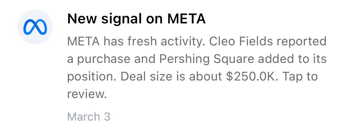 Rallies lets you get notified when a politician buys one of your holdings 👀