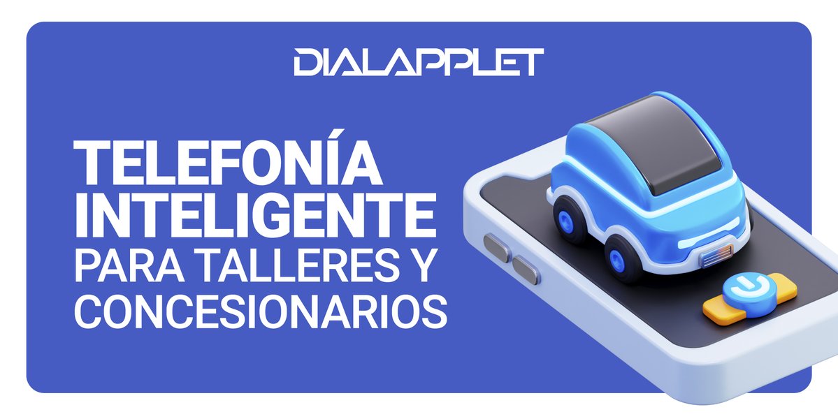 📞 En talleres/concesionarios, cada llamada perdida = cita perdida.

VoIP + IVR + CRM + WhatsApp = menos esperas y más control.

Demo: dialapplet.com/solicita-demo/
Blog: dialapplet.com/soluciones-de-…