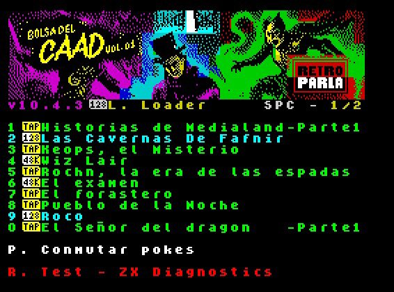 Los más veteranos del lugar recordarán la Bolsa de Aventuras del CAAD (wiki.caad.es/Bolsa_del_CAAD), aventuras de texto creadas por autores no profesionales para aventureros de pro. Pues bien, en poco más de una semana, en @RetroParla... ¡podrás encontrarla en formato #Dandanator! 🤩